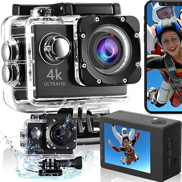 Câmera de Ação Filmadora 4K HigTun