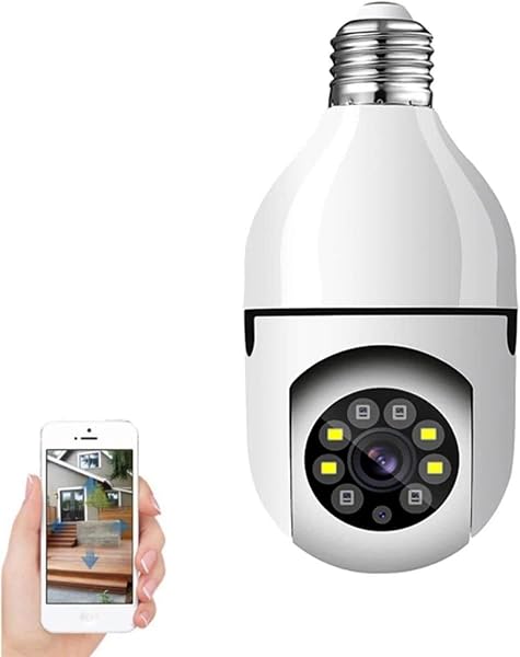 Câmera Lâmpada Wi-Fi IP